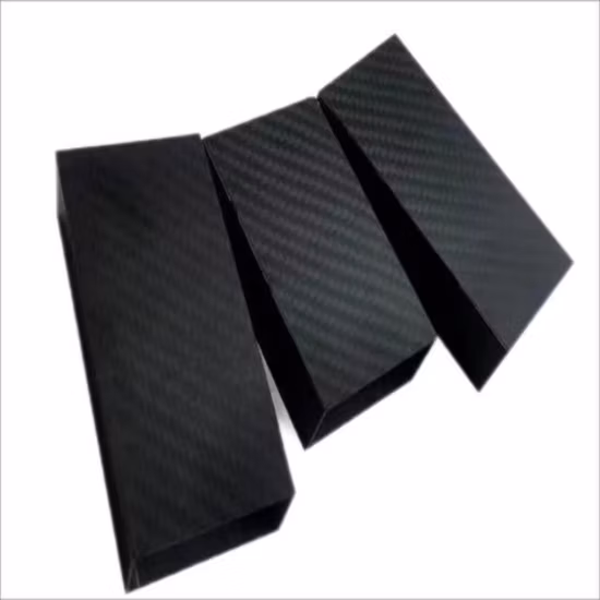 3K 능직 일반 패턴 롤 포장 탄소 섬유 튜브 15mm 20mm 12mm