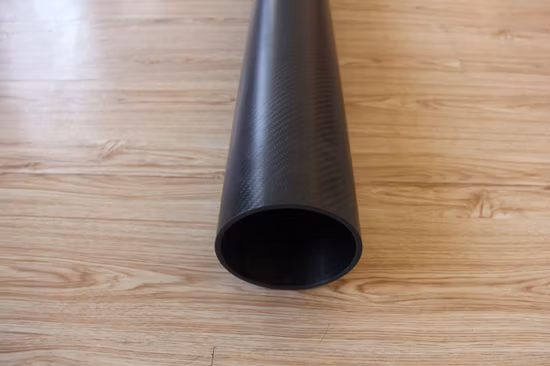 무료 샘플 3K 일반/능직 직물 매트/광택 마무리 탄소 섬유 파이프 중국 공장에서