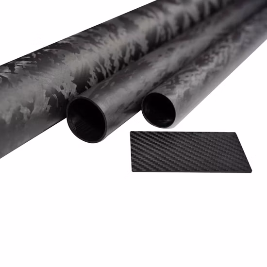 1.6m맞춤형 롤 포장 탄소 섬유 타원형 튜브