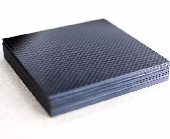 일반 매트 마감 처리된 50mm 두께의 탄소 섬유 플레이트